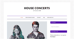 Desktop Screenshot of houseconcerts.org.uk
